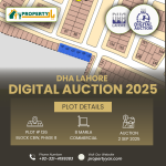 DHA Lahore Digital Auction Of 8 Marla Commercial Plot CBW- 126 In Phase 8 Commercial Broadway