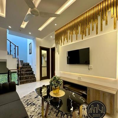 Prime Location Fully Furnished Beautiful 5 Marla House Available For Rent In DHA Lahore Phase 6