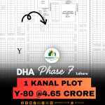 Facing Park 1 Kanal Plot Available For Sale In DHA Lahore Phase 7