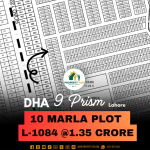 Investor Rate 10 Marla Plot For Sale In DHA Lahore Phase 9 Prism Block L