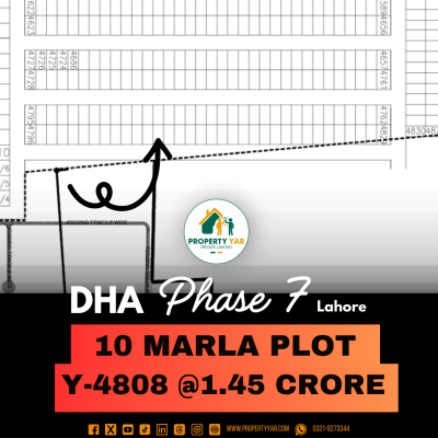 Reasonable Price 10 Marla Plot For Sale In DHA Lahore Phase 7