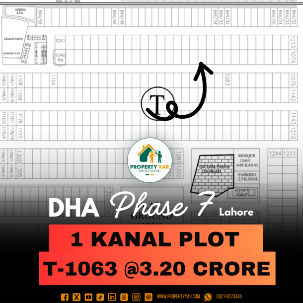 Affordable 1 Kanal On 50 Feet Road For Sale In DHA Lahore Phase 7-1