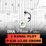 Ideal Location Plot P-535 Available For Sale In DHA Lahore Phase 7 Block P