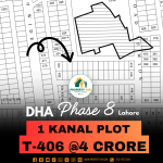T-406 Excellent Location 1 Kanal Plot For Sale In DHA Lahore Phase 8