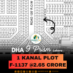 Ideal Location 1 Kanal Plot For Sale In DHA Lahore Phase 9 Prism