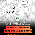16 Marla Affordable Price Commercial Plot Available For Sale In DHA Lahore Phase 8
