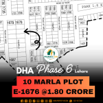 Affordable 10 Marla Plot Available For Sale In DHA Lahore Phase 6 Block E