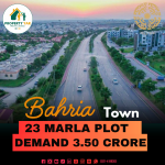 Park Facing 23 Marla Plot For Sale In Bahria Town Rawalpindi Phase 3