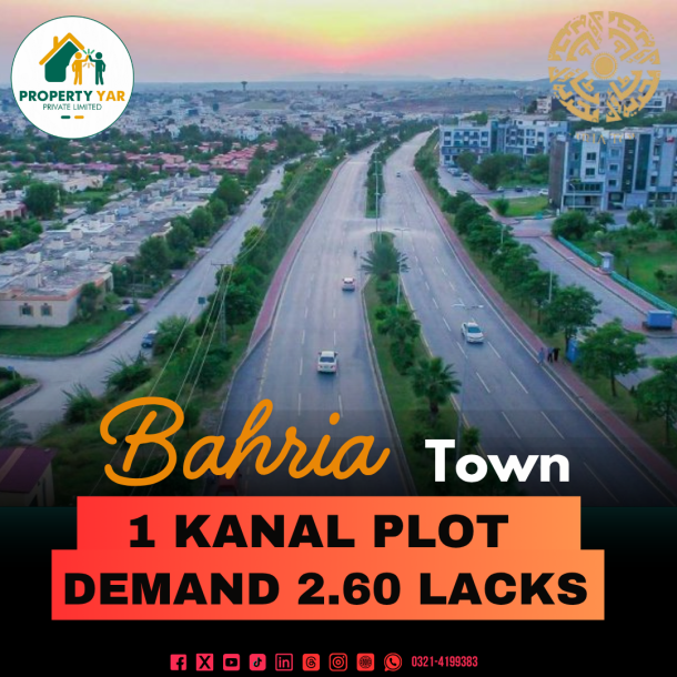 Ready To Construct 1 Kanal Plot Available For Sale In Bahria Town Rawalpindi Block A Phase 8-1