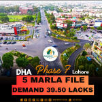 Affidavit File 5 Marla Available For Sale In DHA Lahore Phase 7