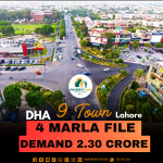 DHA Phase 9 Town 4 Marla Commercial Affidavit File Available For Sale