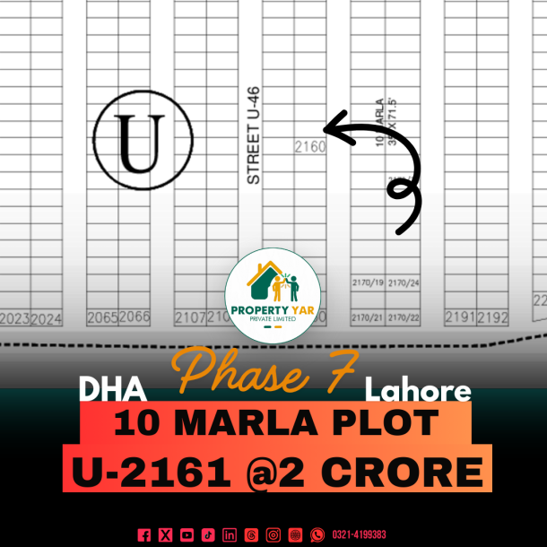 Prime Location 10 Marla Plot Is Available For Sale In DHA Lahore Phase 7-1