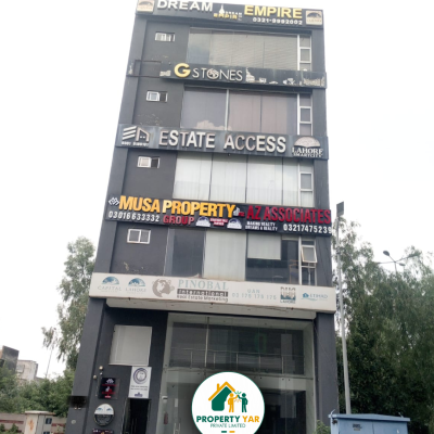 Best Location 4 Marla Commercial Plaza Basement,Fround Floor And Mezzanine Available For Rent In DHA Lahore Phase 8 Broadway C