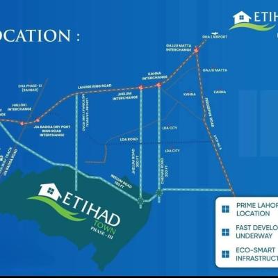 Reasonable 20 Marla Plots Available On Installment Plan In Etihad Town Phase 3-2