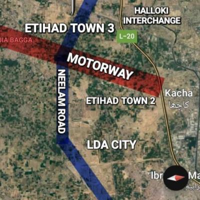 Reasonable 20 Marla Plots Available On Installment Plan In Etihad Town Phase 3-3