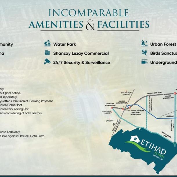 Affordable 10 Marla Plot Available On Installment Plan In Etihad Town Phase 3-2