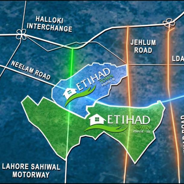 10 Marla Plots Available For Sale In Etihad Town Phase 3 Lahore-3