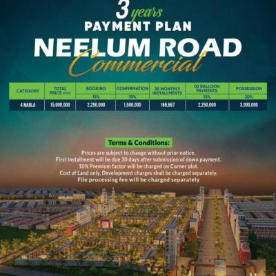 8 Marla Best Location Plots Available For Sale In Etihad Town Phase 3 Lahore