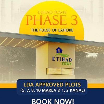 5 Marla Plots Available For Sale In Etihad Town Phase 3 Lahore