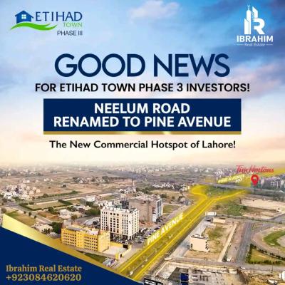 2 Kanal Plots Available For Sale In Etihad Town Phase 3 Lahore