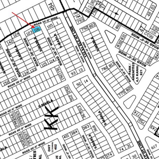 11 Marla Corner Plot For Sale KK- 106 Demand 295 Lac In DHA Phase 4 KK-1