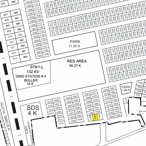 10 Marla Residential Plot L 1584- For Sale Demand 82 Lac In DHA Phase 9 Prism-1