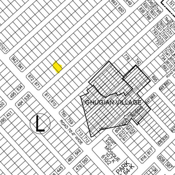 1 Kanal Plot For Sale L- 866 Demand 500 Lac NDC Ready IN DHA Phase 6-1