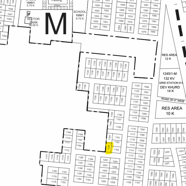 1 Kanal Residential Plot M-1165 For Sale Demand 145 lac In DHA Phase 9 Prism-1