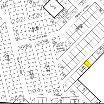 1 Kanal Plot For Sale M - 312 Demand 325 Lac In DHA Phase 5