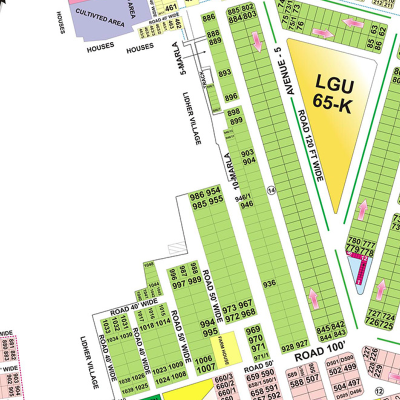 2 Kanal Plot DHA Phase 6 Block C Demand 850 Lac