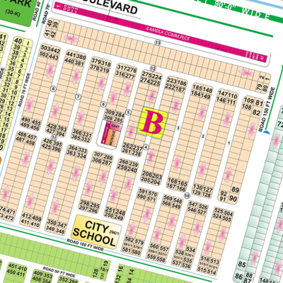 Prime Location Plot in DHA Phase 6 Lahore 2 Kanal Block B