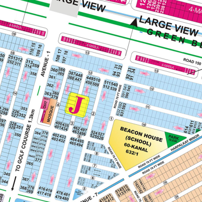 Premium 2 Kanal Plot in DHA 6 Block J for Sale