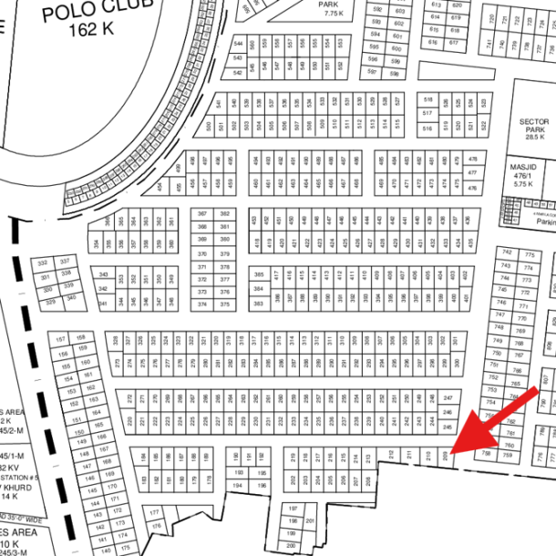 Best Price 1 Kanal Corner Plot Is Available For Sale In DHA Lahore Plot No 209-1