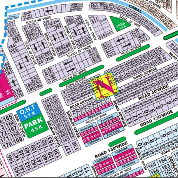 3 Kanal Corner Plot For sale in DHA Phase 8 Air Avenue Main Boulevard Lahore-1
