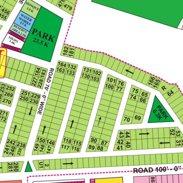 U-37 Plot For Sale In DHA Phase 8 Lahore-1