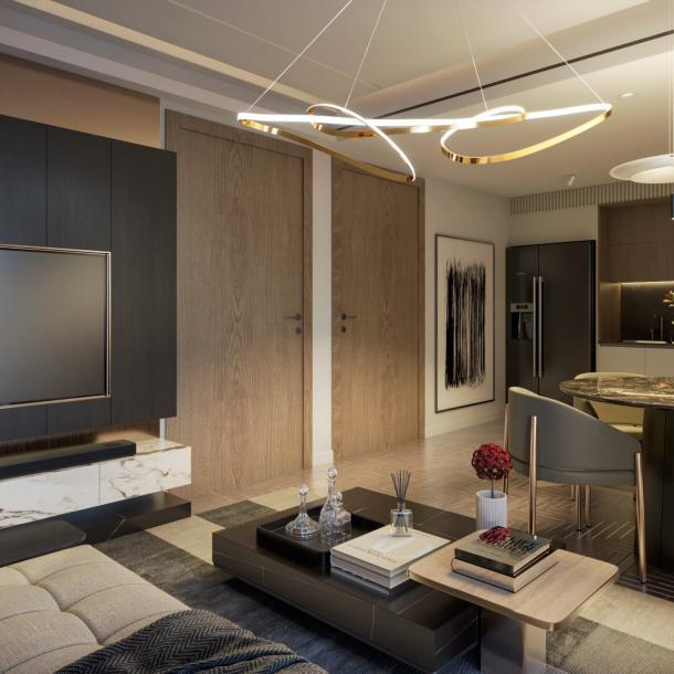 1 Bed Apartment in Amanah Residential Towers Lahore-4