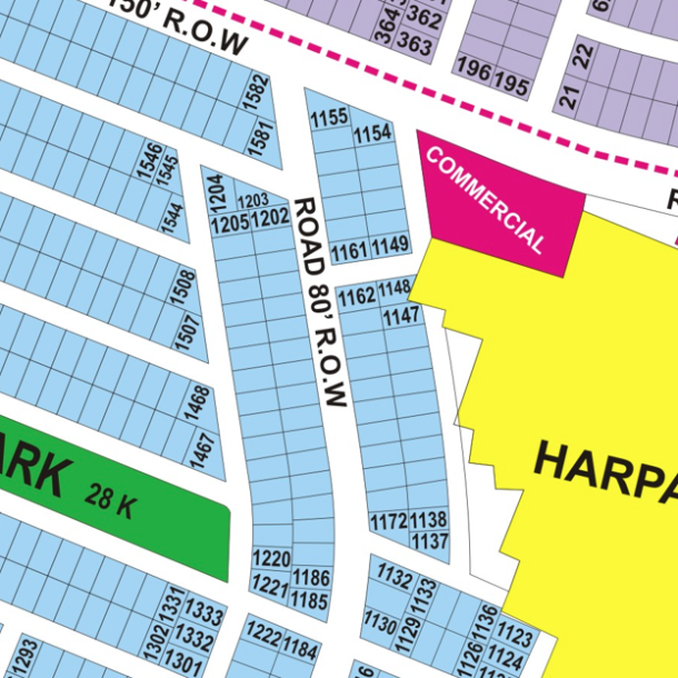 C-1155 Residential Plot For Sale In DHA Phase 9 Prism-1