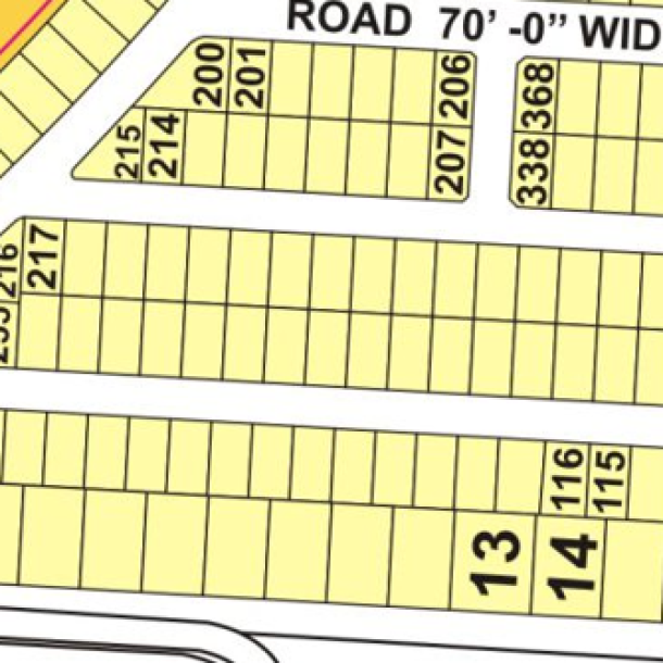 Back of Main Boulevard 1 Kanal Plot in DHA Phase 8 for Immediate Sale.-1