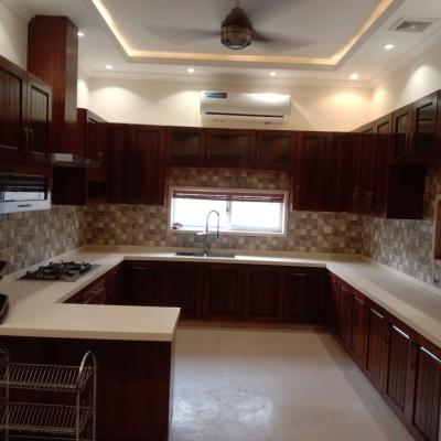 DHA Lahore phase 6 1 kanal house full furnished solar install corner house best location for rent