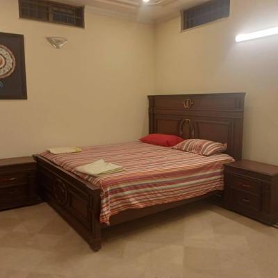 For Rent 1+1(TWO) Room furnished in Dha ph. 4 Lahore. Near Gold CREST MALL Jalal sons