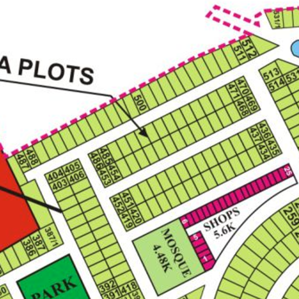 Prime Location Plot in DHA 8: 5 Marla plot-1
