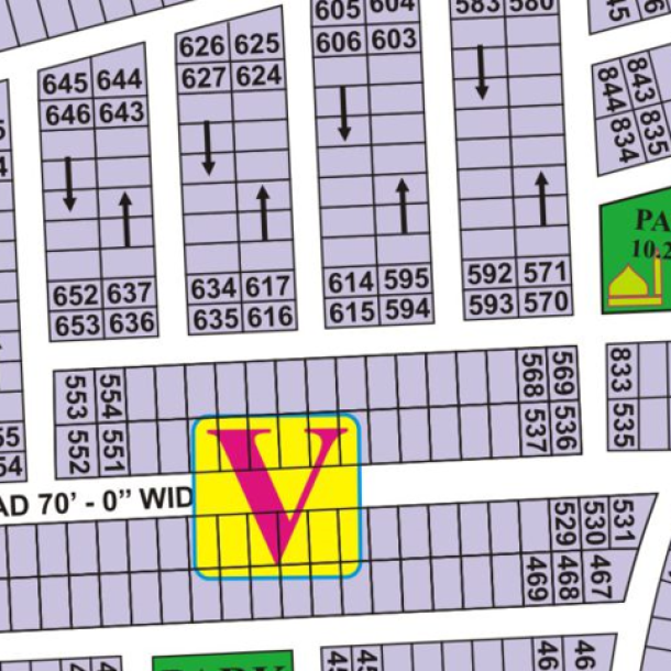 Luxury Pair Kanal Plots Near Park and School in DHA Phase 8. Pair Corner None possession-1
