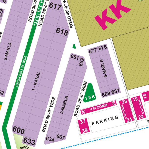 Premium 1 Kanal Plot in DHA Phase 4 KK Block – Don’t Miss Out!-1