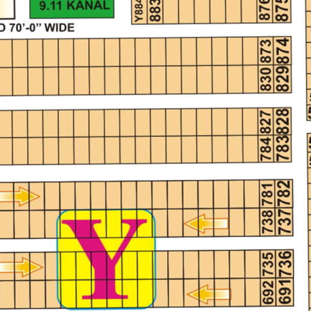 Elevated 1 Kanal Plot for Sale in DHA Phase 7 Lahore-1