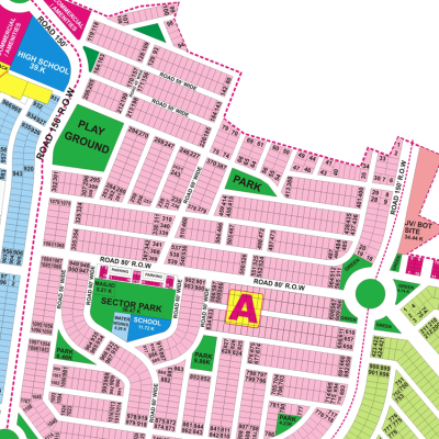 1 Kanal Plot For Sale In DHA Phase 9 Prism