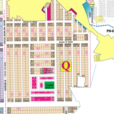 Don't Miss Out Prime 1 Kanal Plot in DHA Phase 7 Lahore Block Q