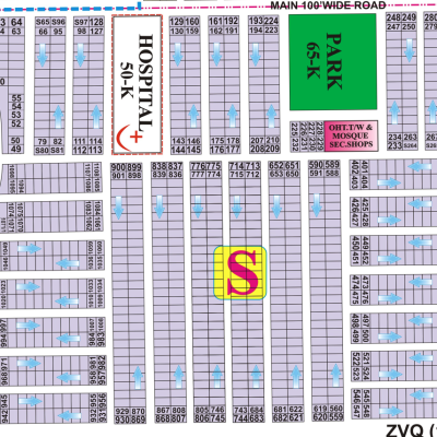 Experience Luxury 1 Kanal Residential Plot in DHA Phase 7 Lahore Block S Demand 375 Lac