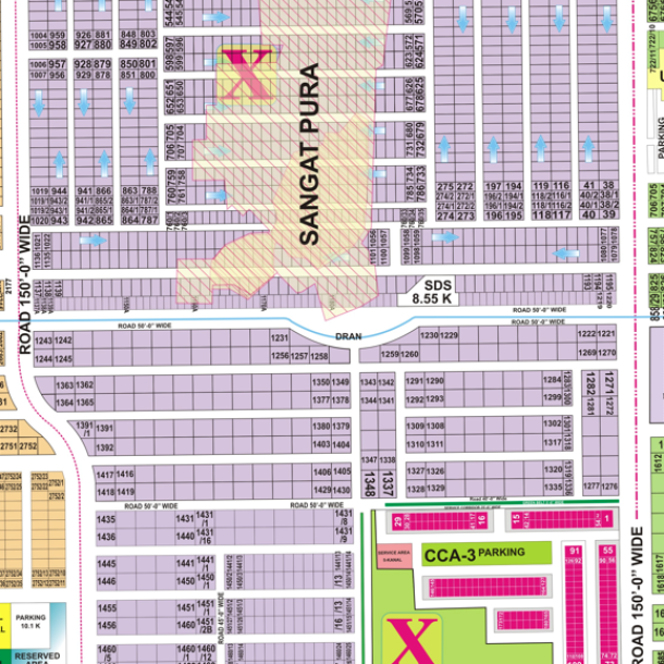23 Marla Residential Plot with Beautiful Views in DHA Phase 7 Lahore Block X-1