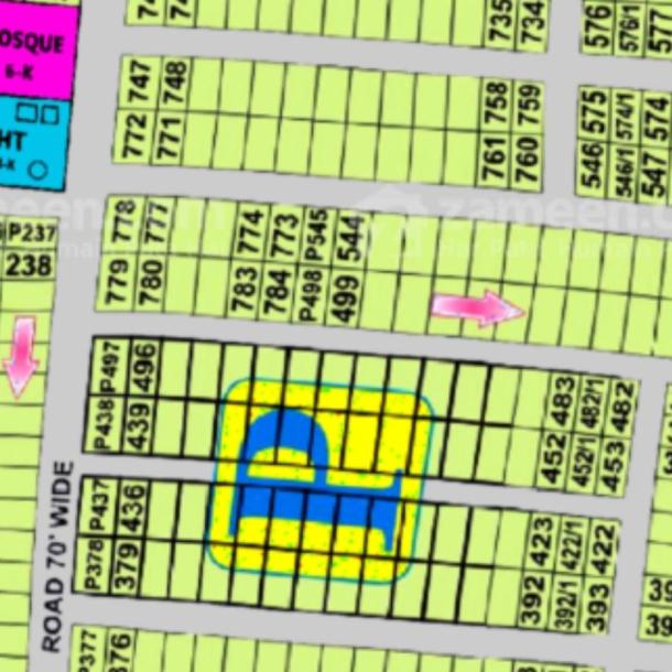 P-490 Plot For Sale in DHA Phase 7-1
