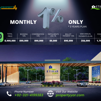 10 Marla Plot File Available In Etihad Town Phase 3 Lahore